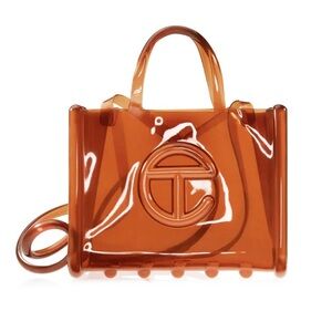 Melissa x Telfar Medium Jelly Shopper - Clear Brown